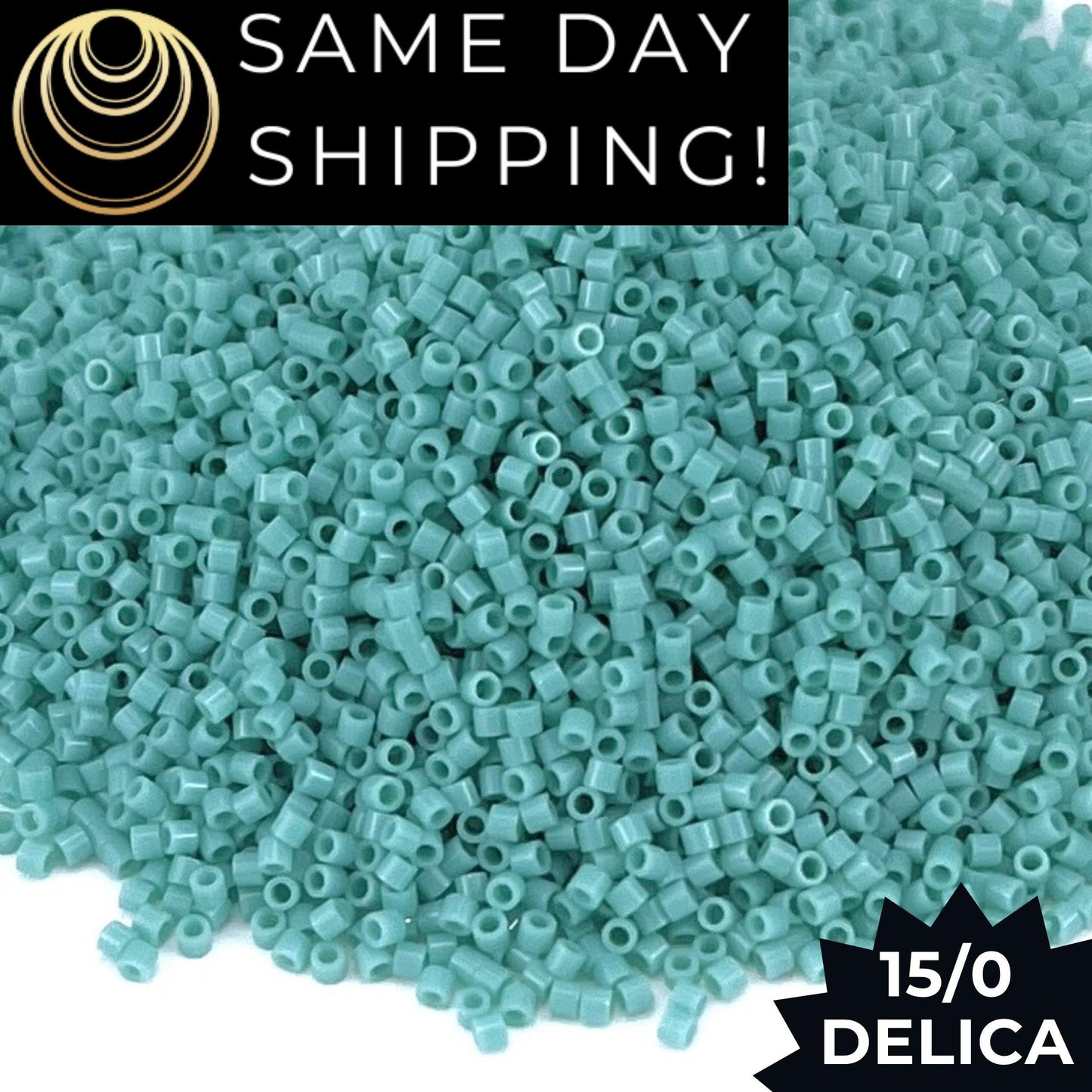 DBS0729 15/0 Miyuki Delica Beads Opaque Turquoise