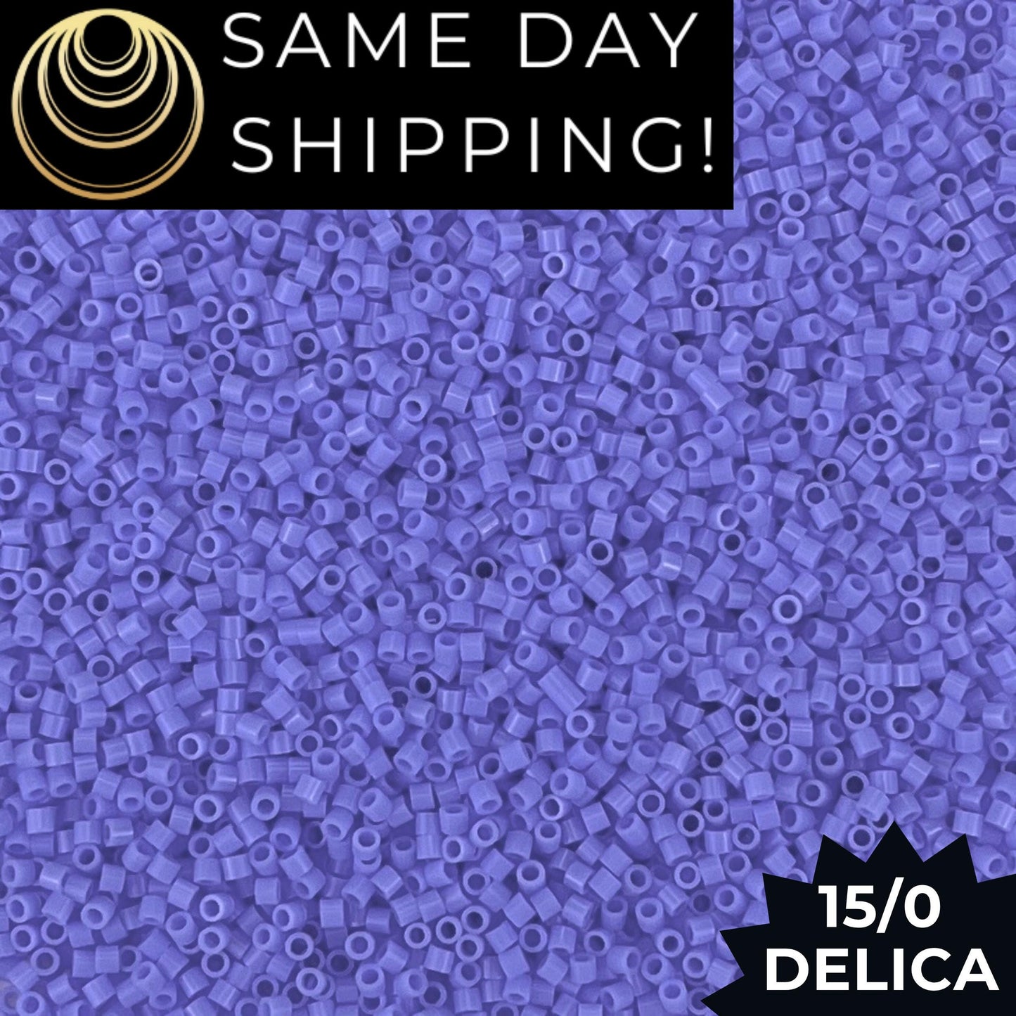 DBS0730 15/0 Miyuki Delica Beads Opaque Light Sapphir