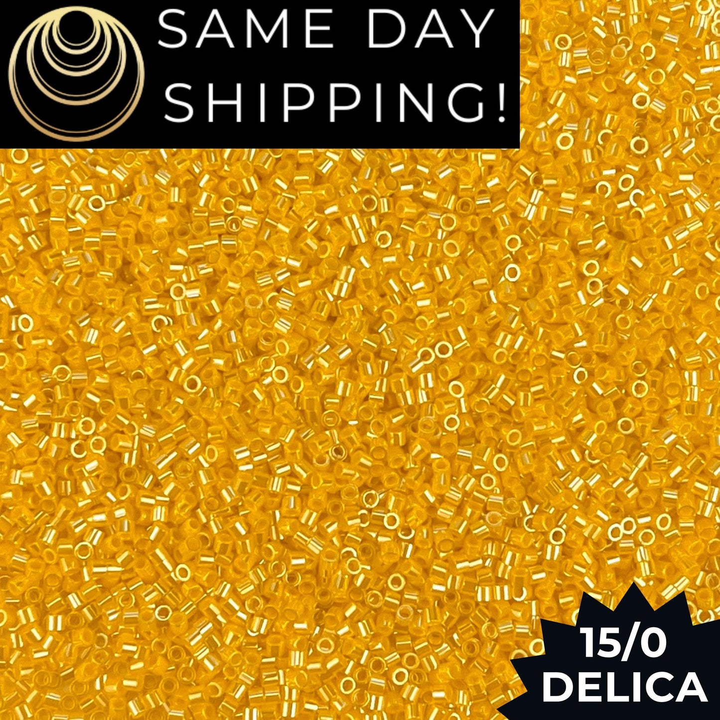 DBS1562 15/0 Miyuki Delica Opaque Canary Luster