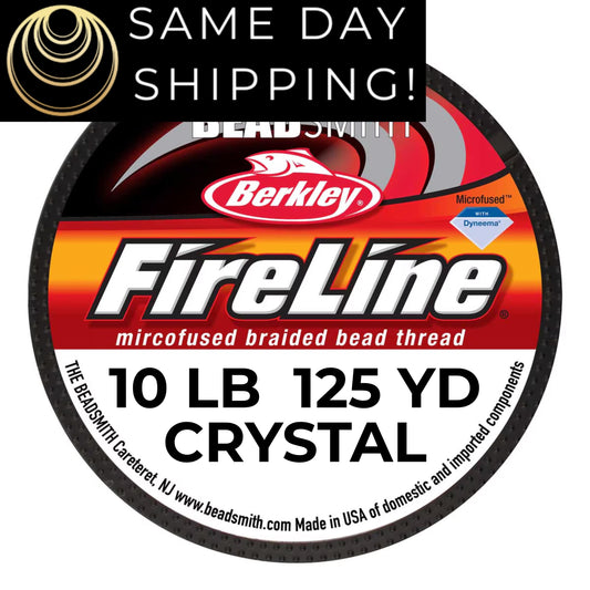 10LB, 125YD Crystal FireLine Beading Thread