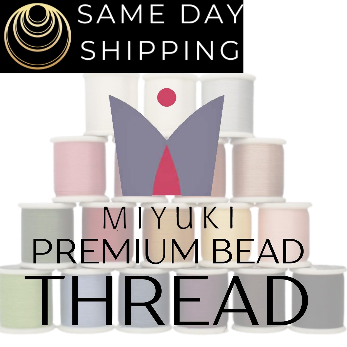 EGGSHELL #2 Miyuki Beading Thread, 330dtex, 50 Meters