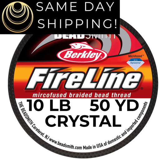 10LB, 50YD Crystal FireLine Beading Thread