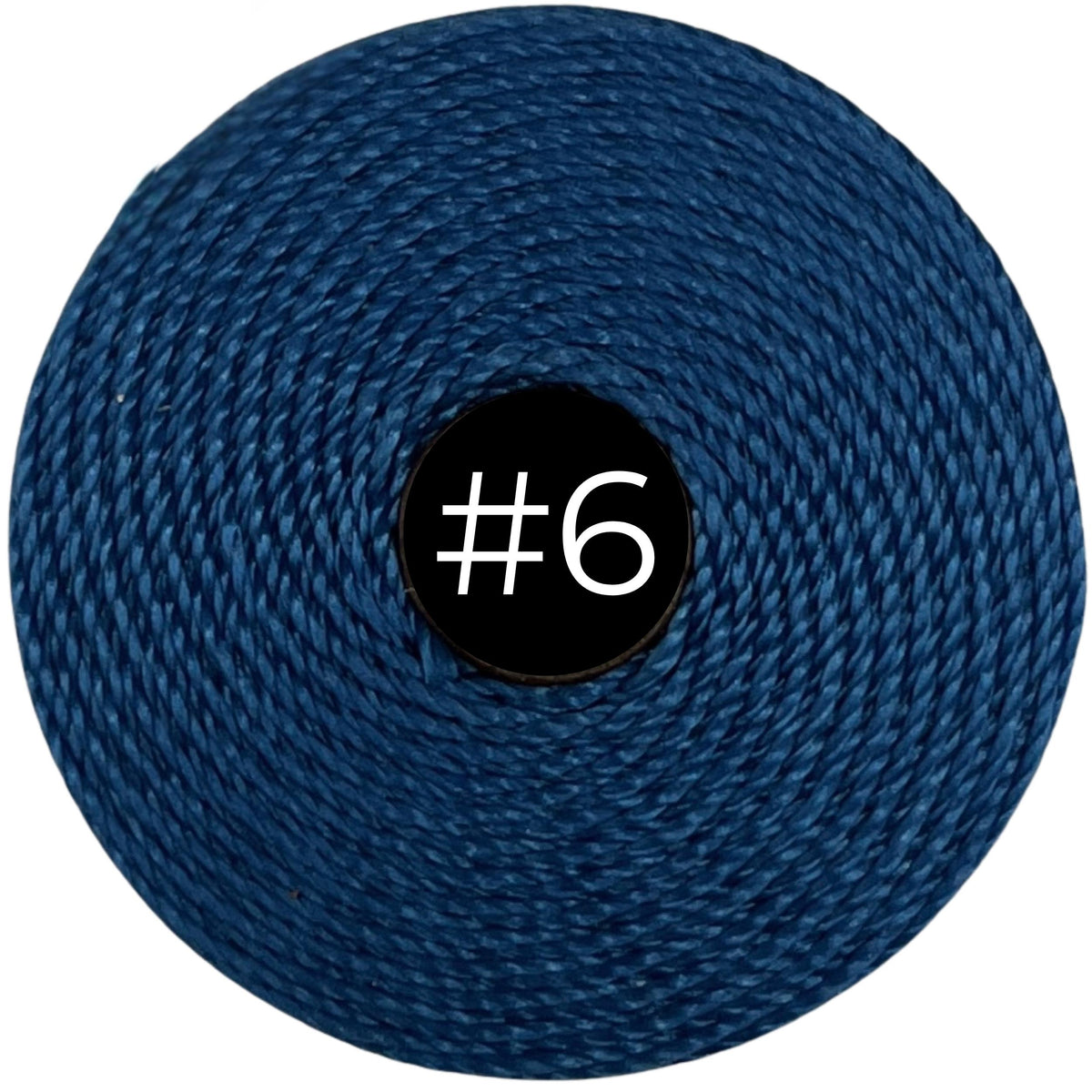 Blue #6 S-Lon Bead Cord TEX 210 77yd 0.5mm