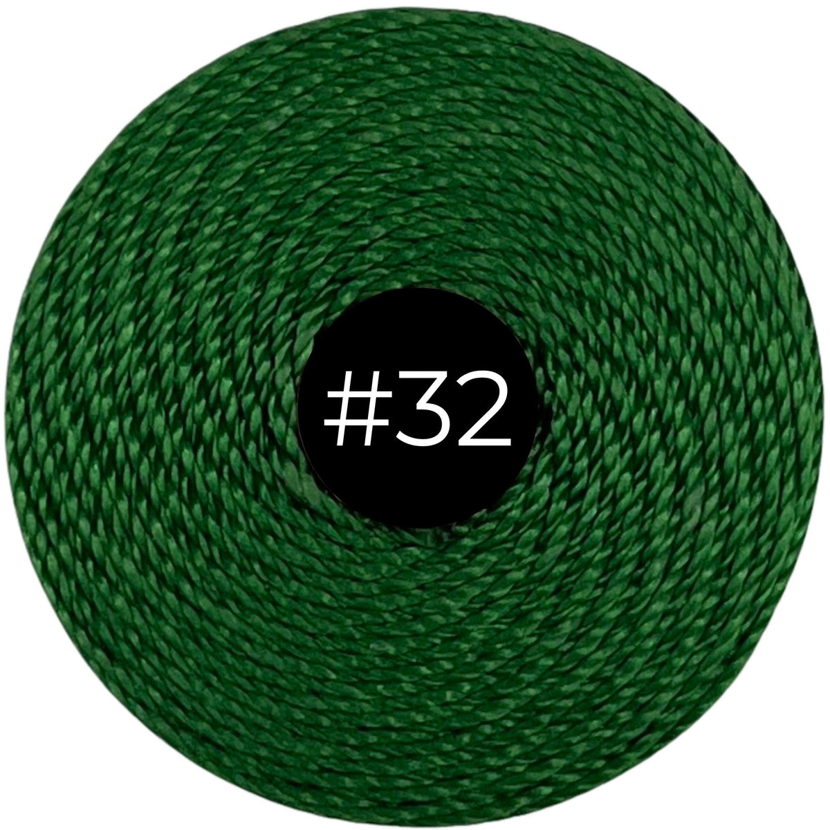 Green #32 S-Lon Bead Cord TEX 210 77yd 0.5mm