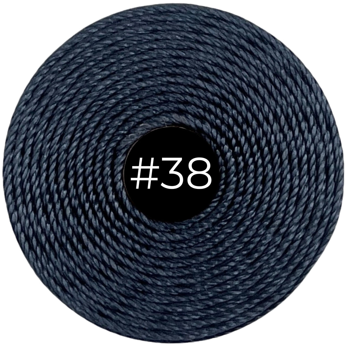 Indigo #38 S-Lon Bead Cord TEX 210 77yd 0.5mm