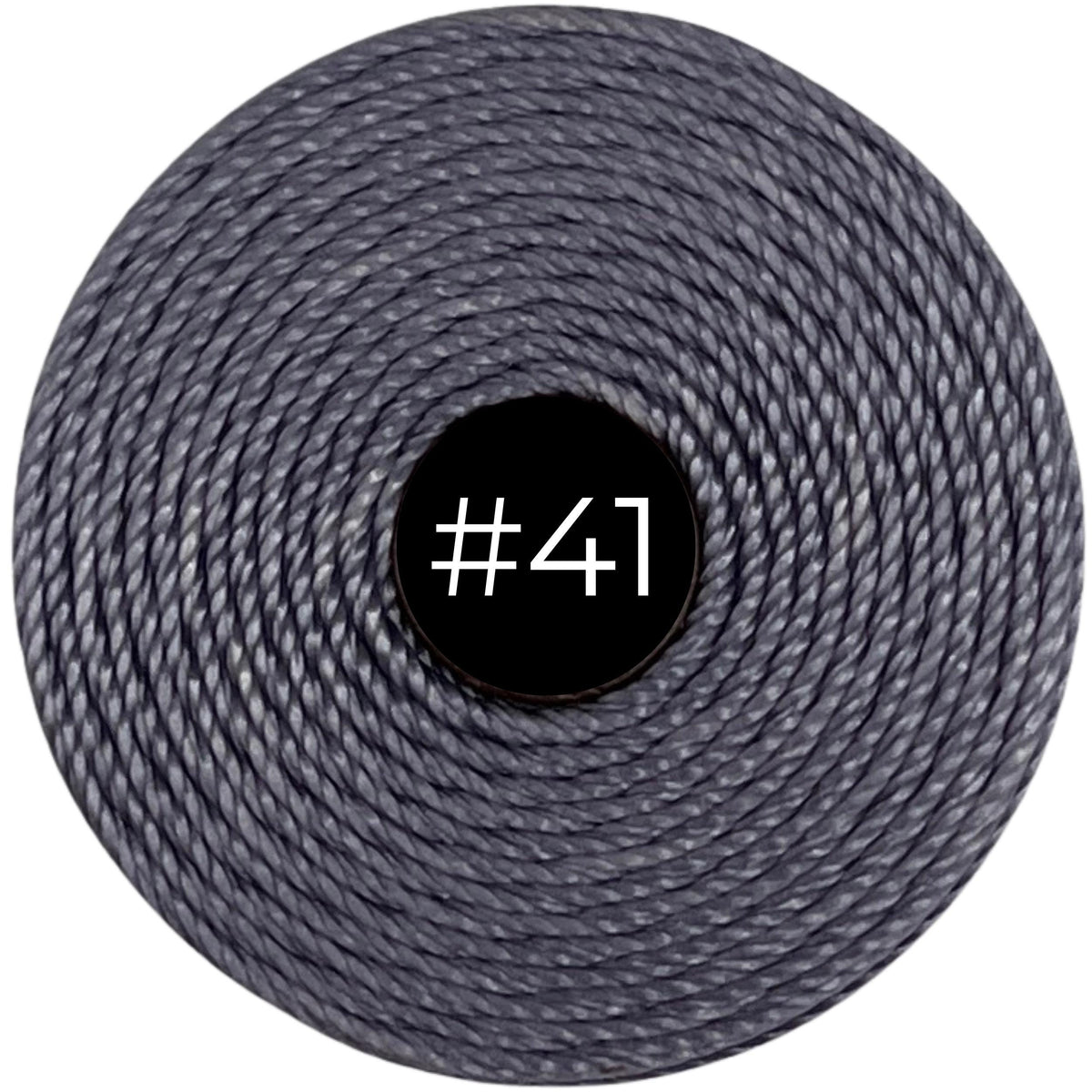 Dark Lavender #41 S-Lon Bead Cord TEX 210 77yd 0.5mm