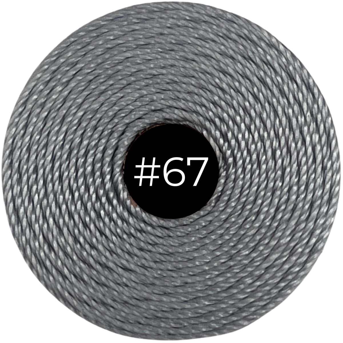 Pearl #67 S-Lon Bead Cord TEX 210 77yd 0.5mm, 1 Spool