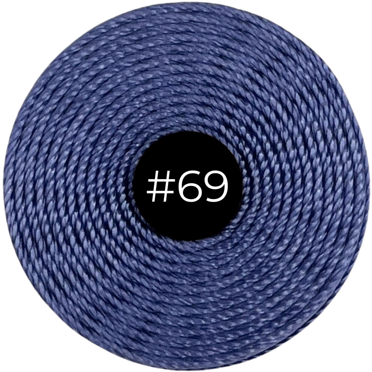 Periwinkle #69 S-Lon Bead Cord TEX 210 77yd 0.5mm