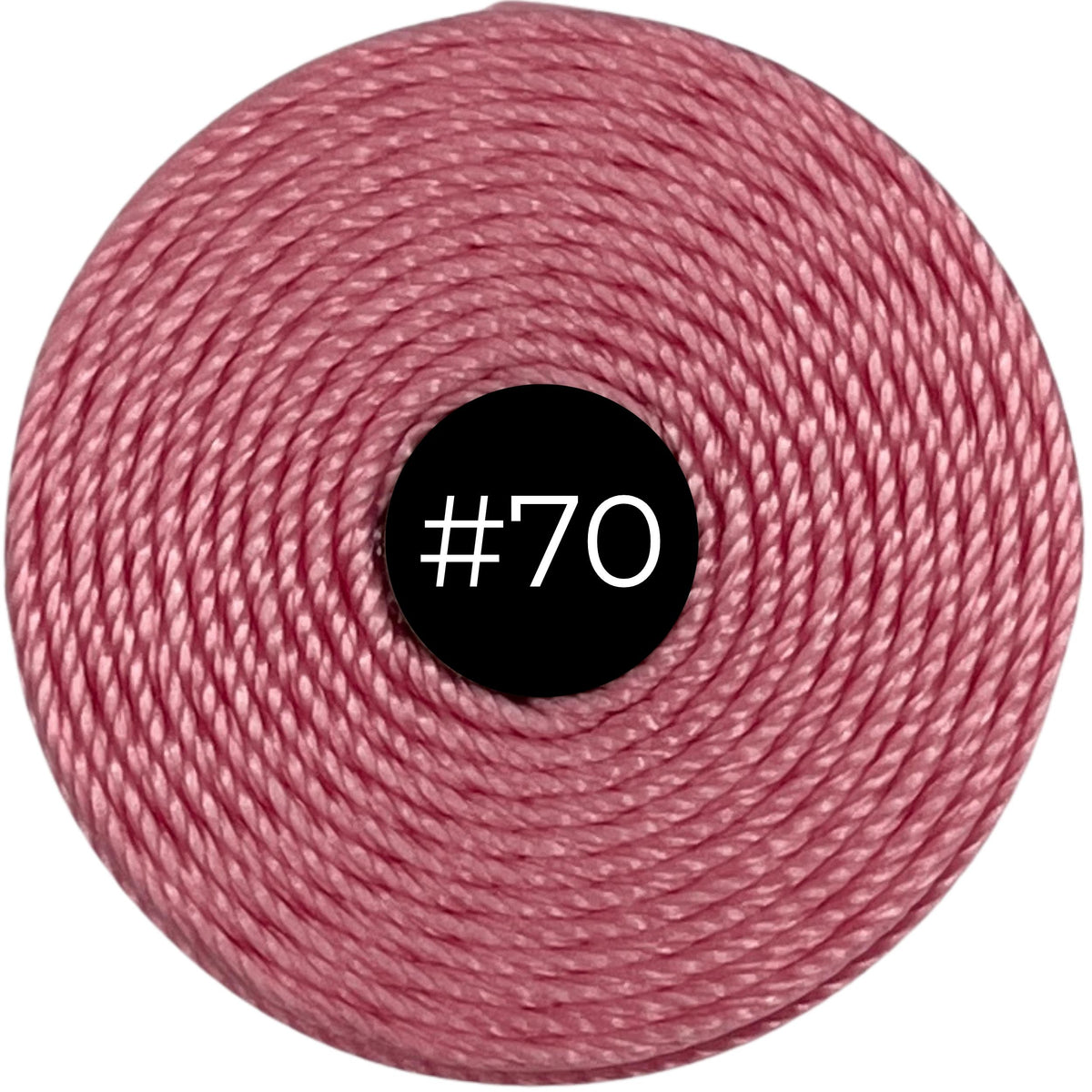 Pink #70 S-Lon Bead Cord TEX 210 77yd 0.5mm