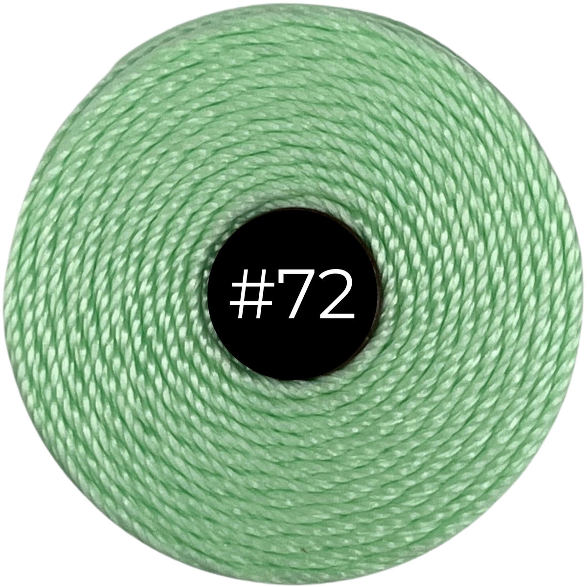Pastel Mint Green #72 S-Lon Bead Cord TEX 210 77yd 0.5mm