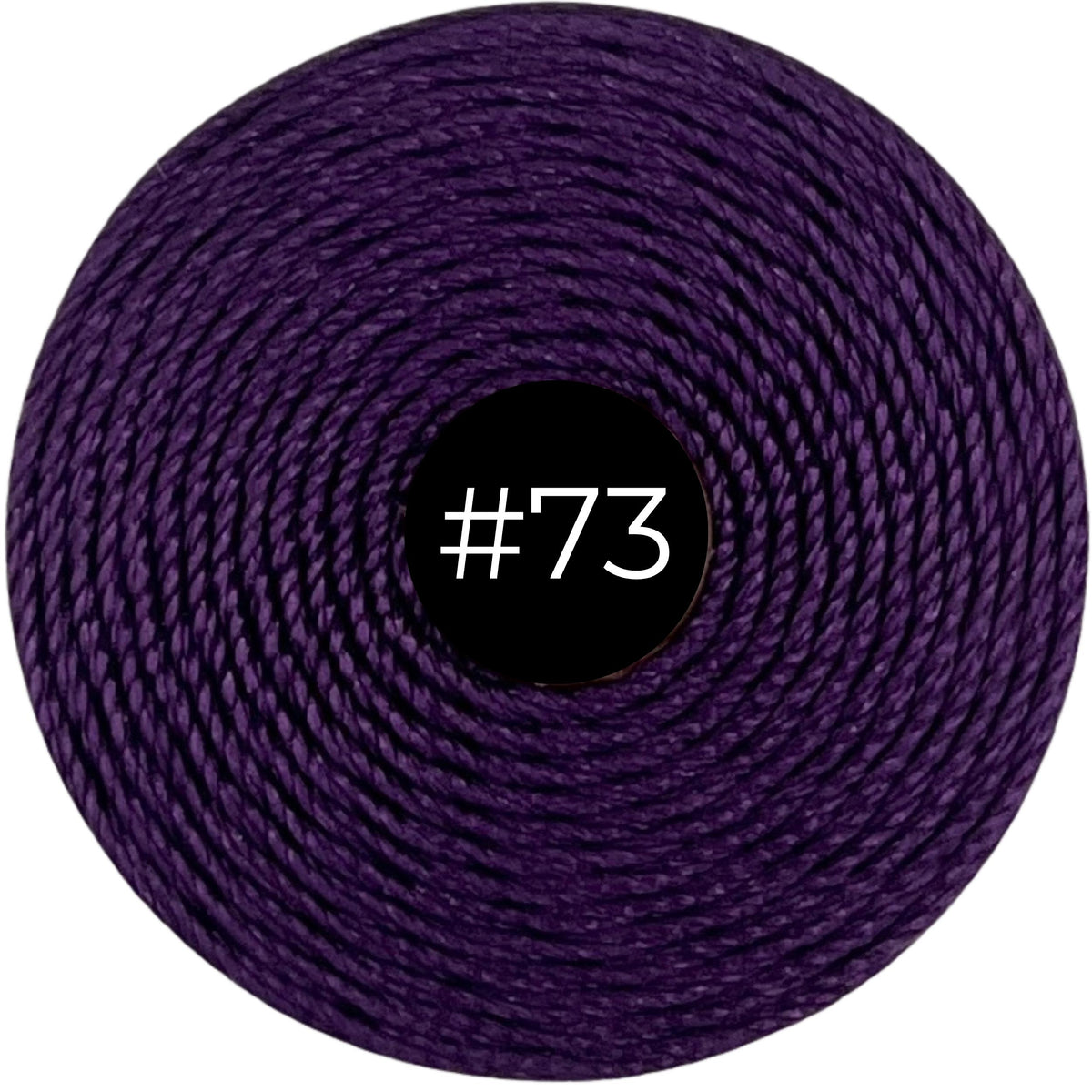 Purple #73 S-Lon Bead Cord TEX 210 77yd 0.5mm
