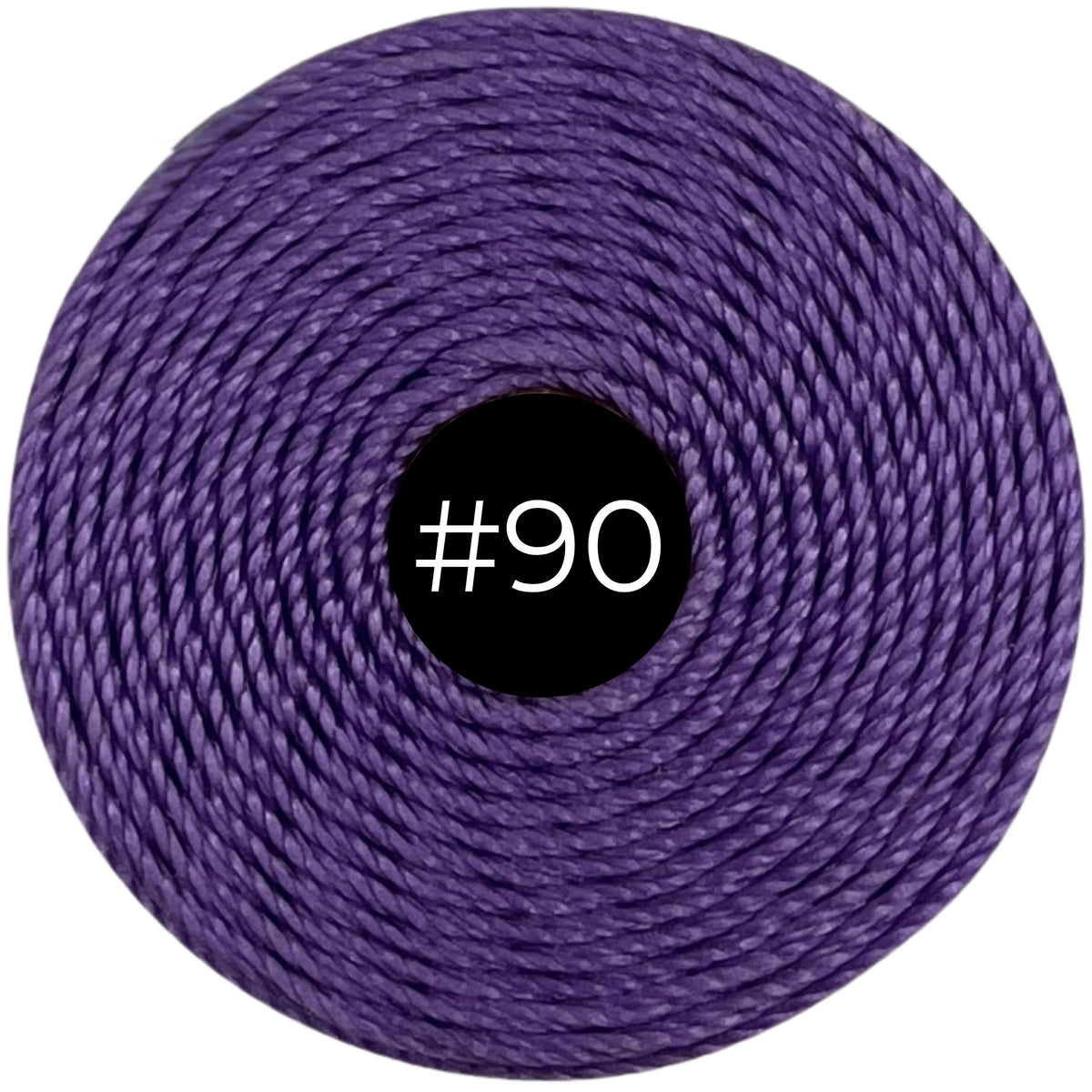 Violet #90 S-Lon Bead Cord TEX 210 77yd 0.5mm