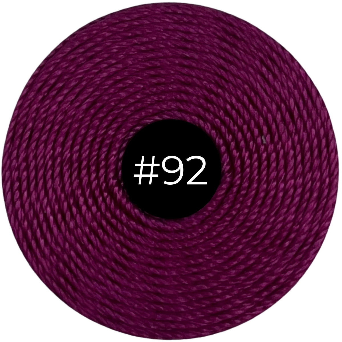 Wineberry #92 S-Lon Bead Cord TEX 210 77yd 0.5mm