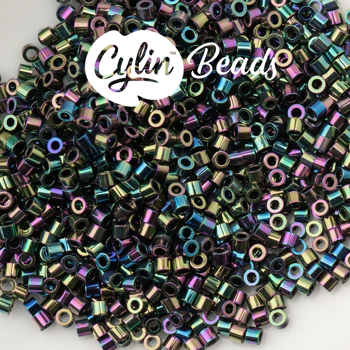 CY11-1001 11/0 Cylin Beads Purple Iris
