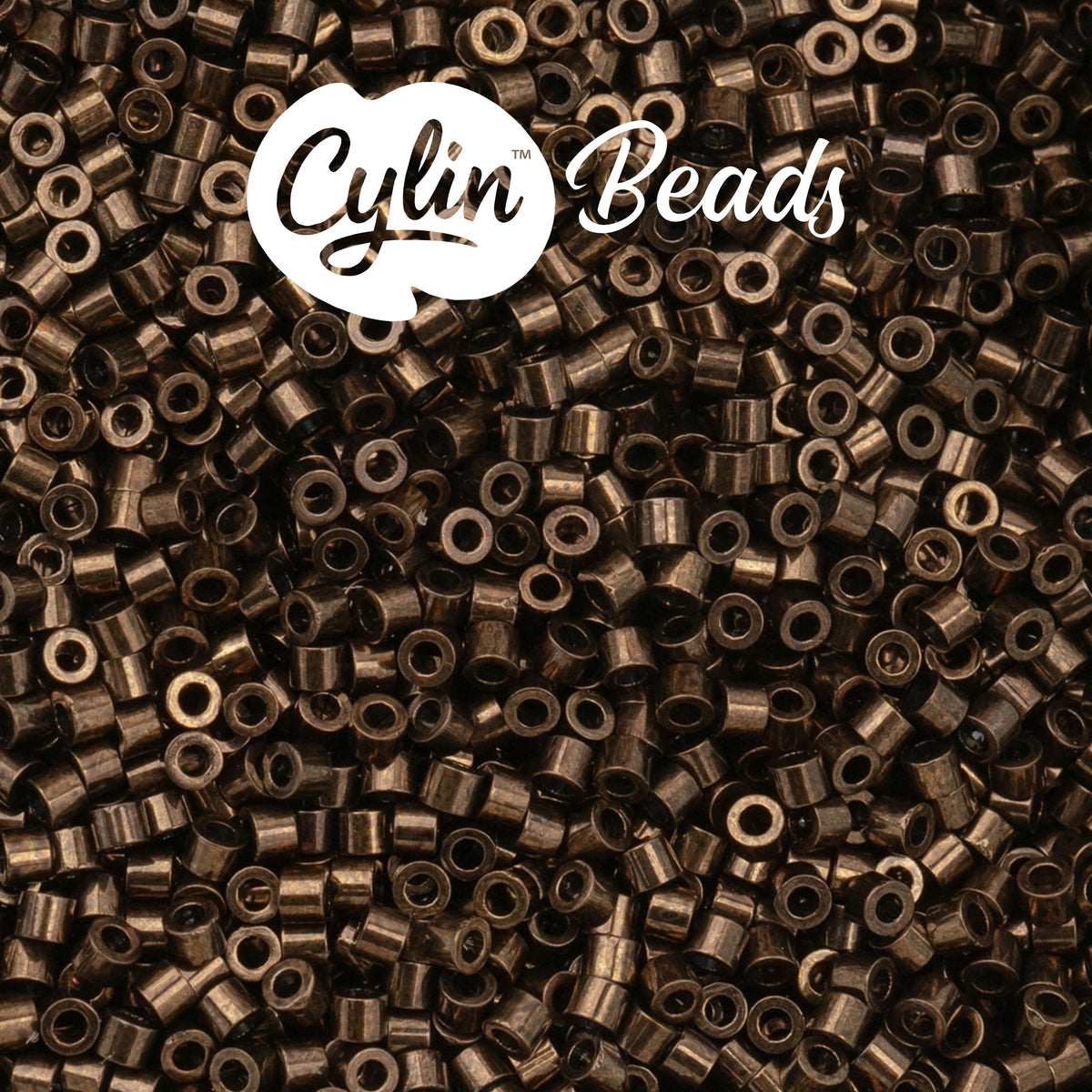 CY11-1005 11/0 Cylin Beads Bronze Metallic