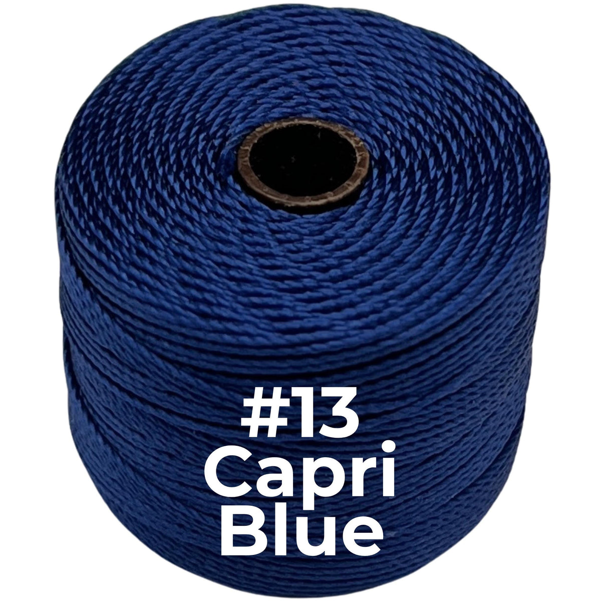 Capri Blue #13 S-Lon Bead Cord TEX 210 77yd 0.5mm