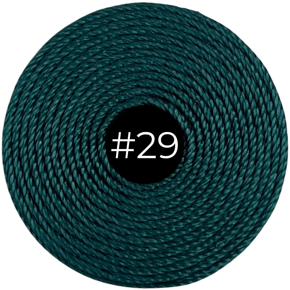 Green Blue #29 S-Lon Bead Cord TEX 210 77yd 0.5mm