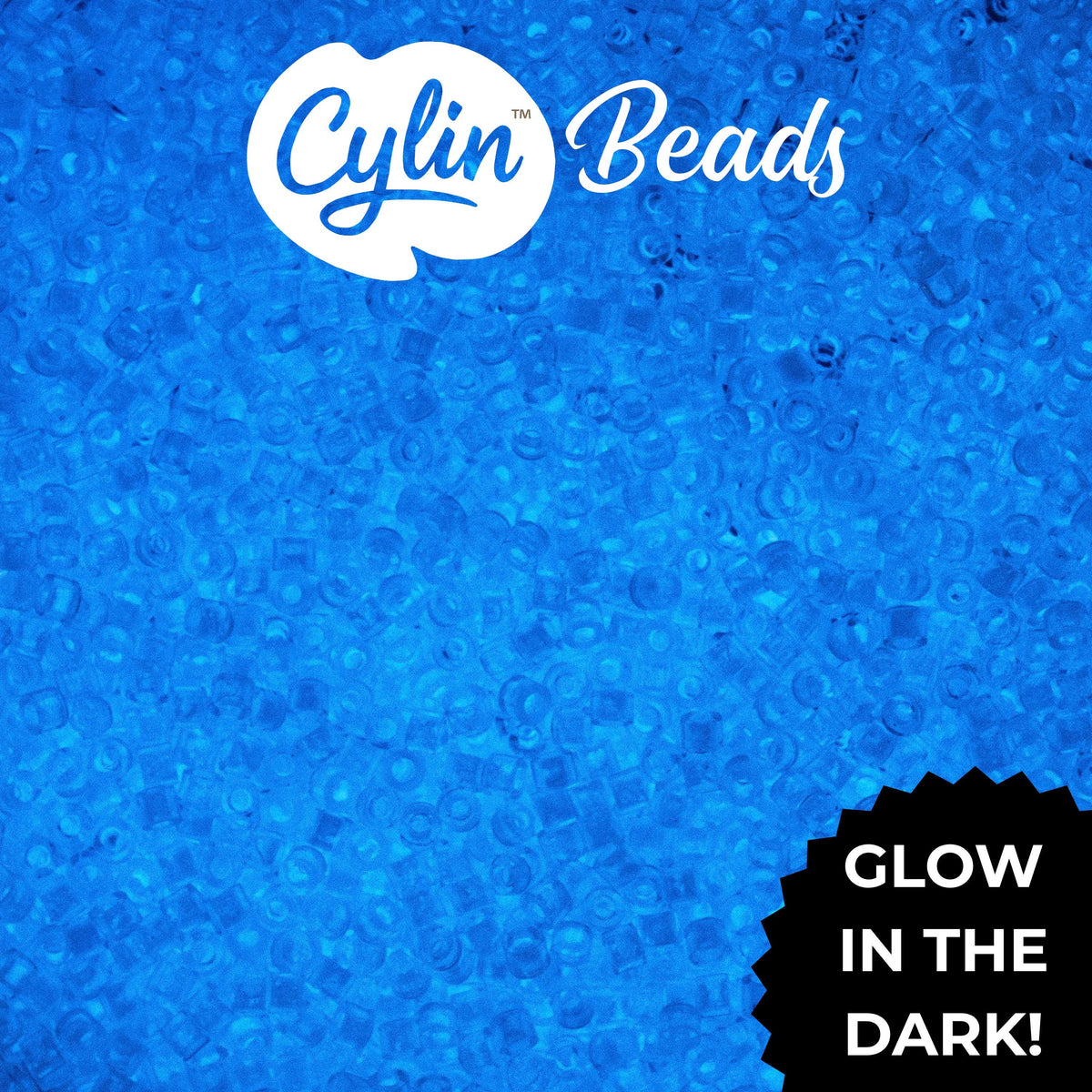 CY11-1151 11/0 Cylin Beads Glow in Dark Sky