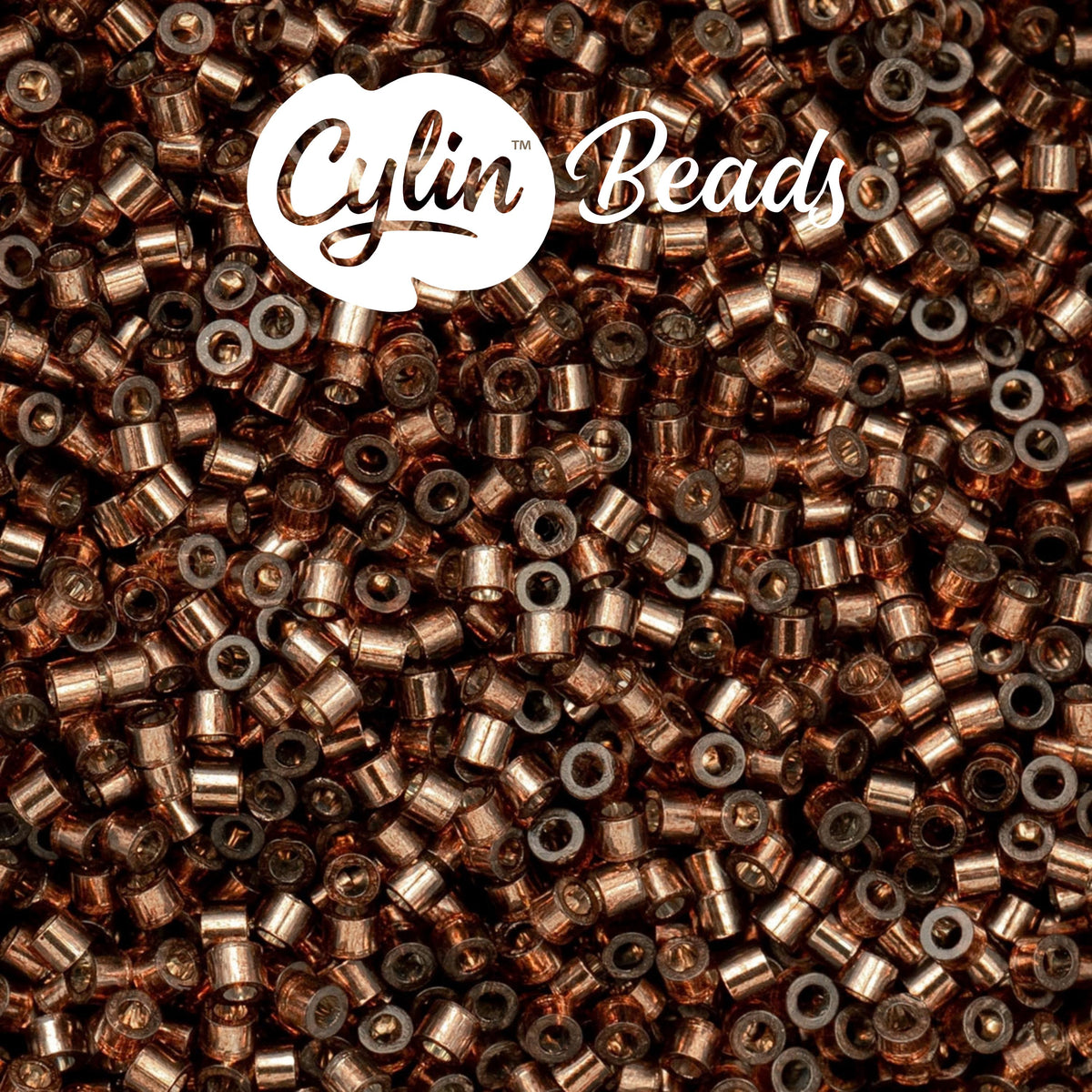 CY11-1020 11/0 Cylin Beads Silverlined Brown