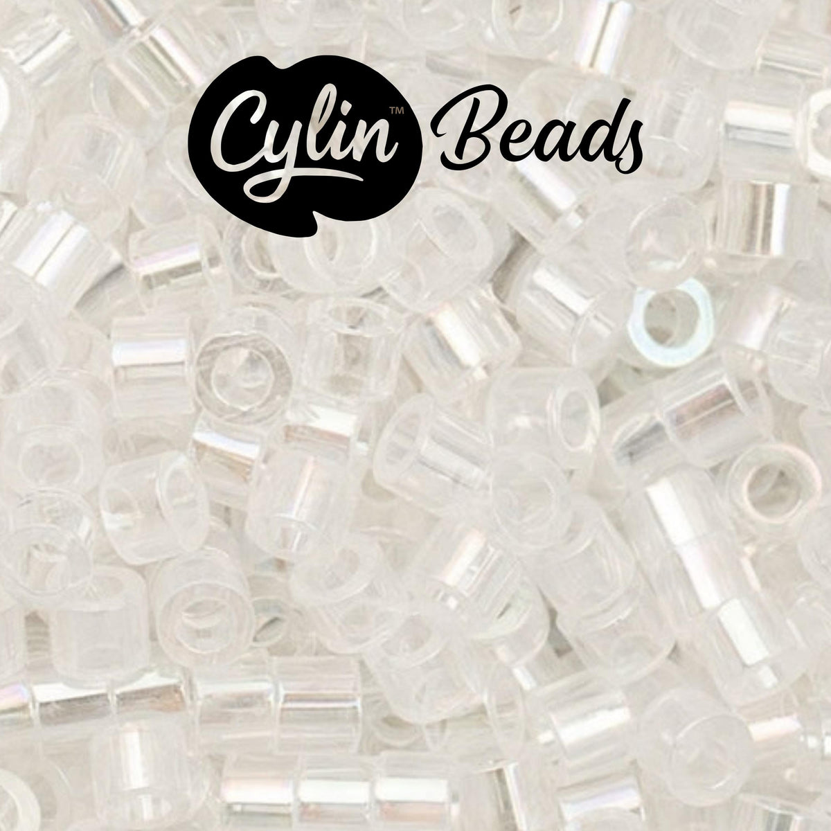 CY11-1011 11/0 Cylin Beads Crystal AB