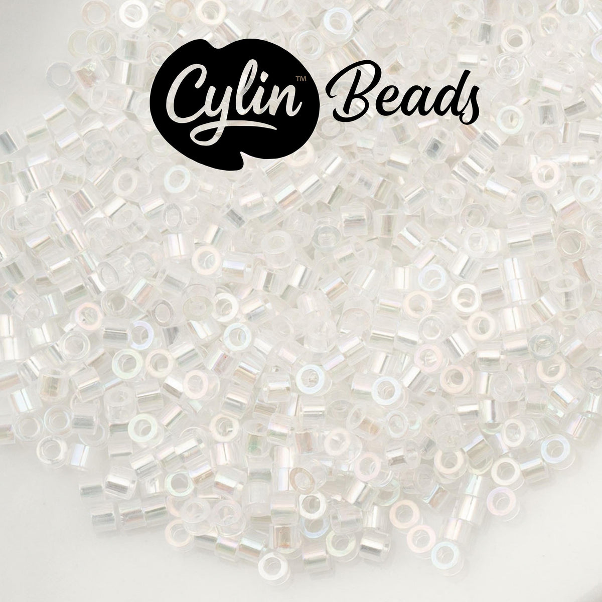 CY11-1011 11/0 Cylin Beads Crystal AB
