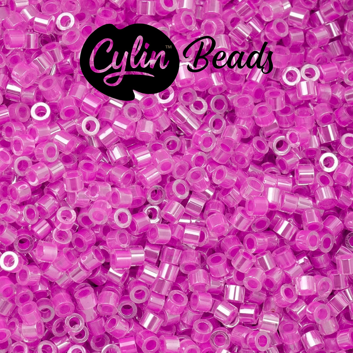 CY11-1017 11/0 Cylin Beads Orchid Glow Lined AB
