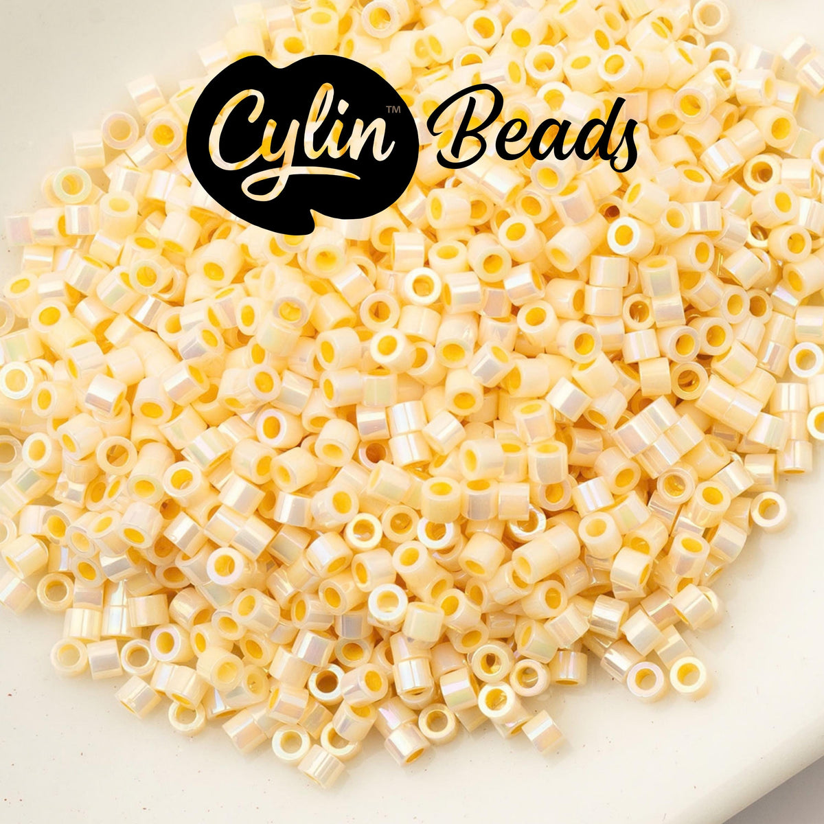 CY11-1021 11/0 Cylin Beads Cream AB