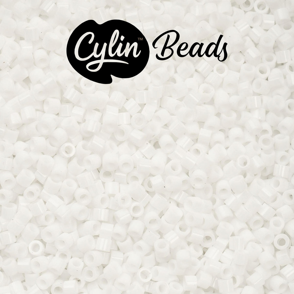 CY11-1023 11/0 Cylin Beads Opaque White