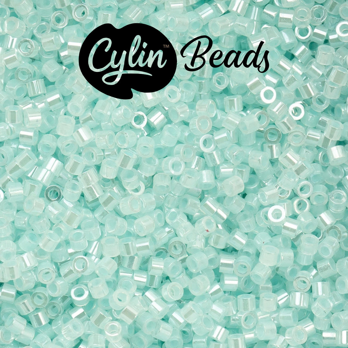 CY11-1030 11/0 Cylin Beads Crystal Light Aqua Ceylon