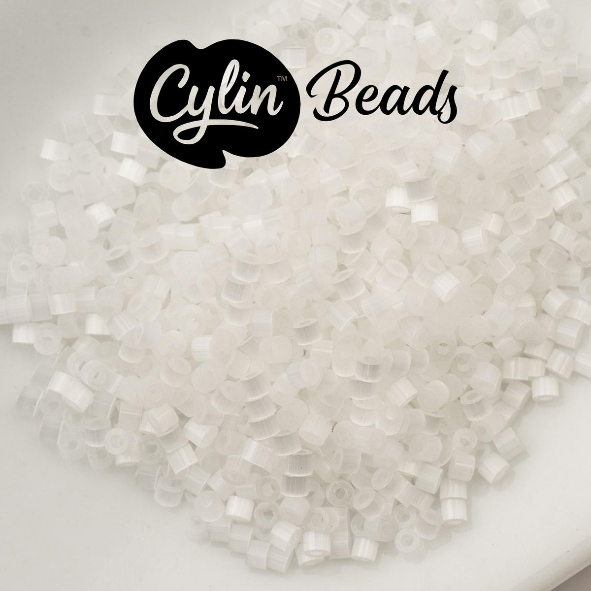 CY11-1044 11/0 Cylin Beads Crystal Silk Satin