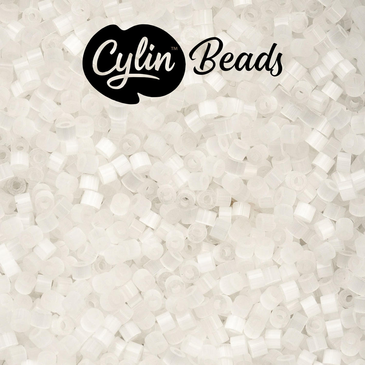 CY11-1044 11/0 Cylin Beads Crystal Silk Satin