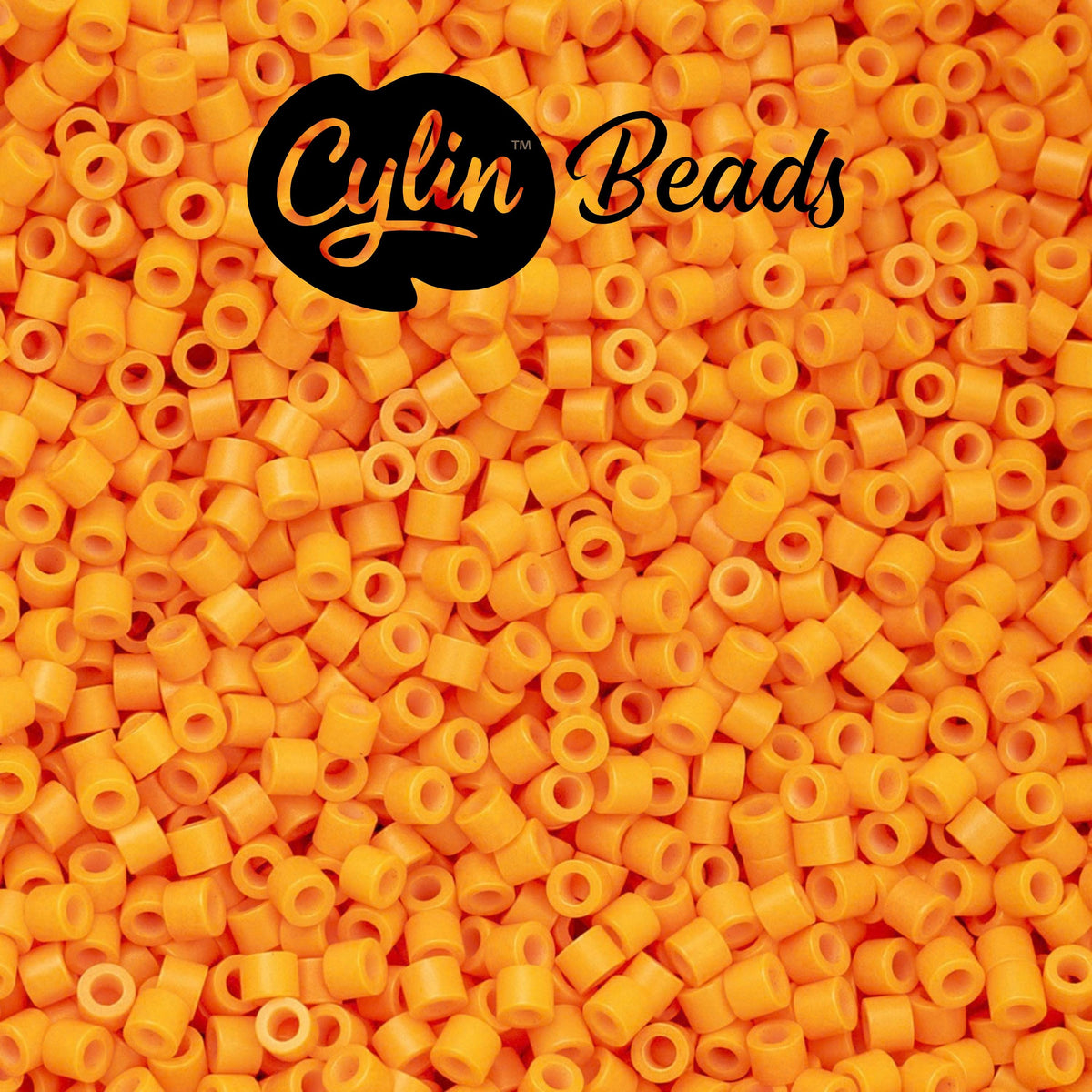 CY11-1045 11/0 Cylin Beads Opaque Saffron Spice