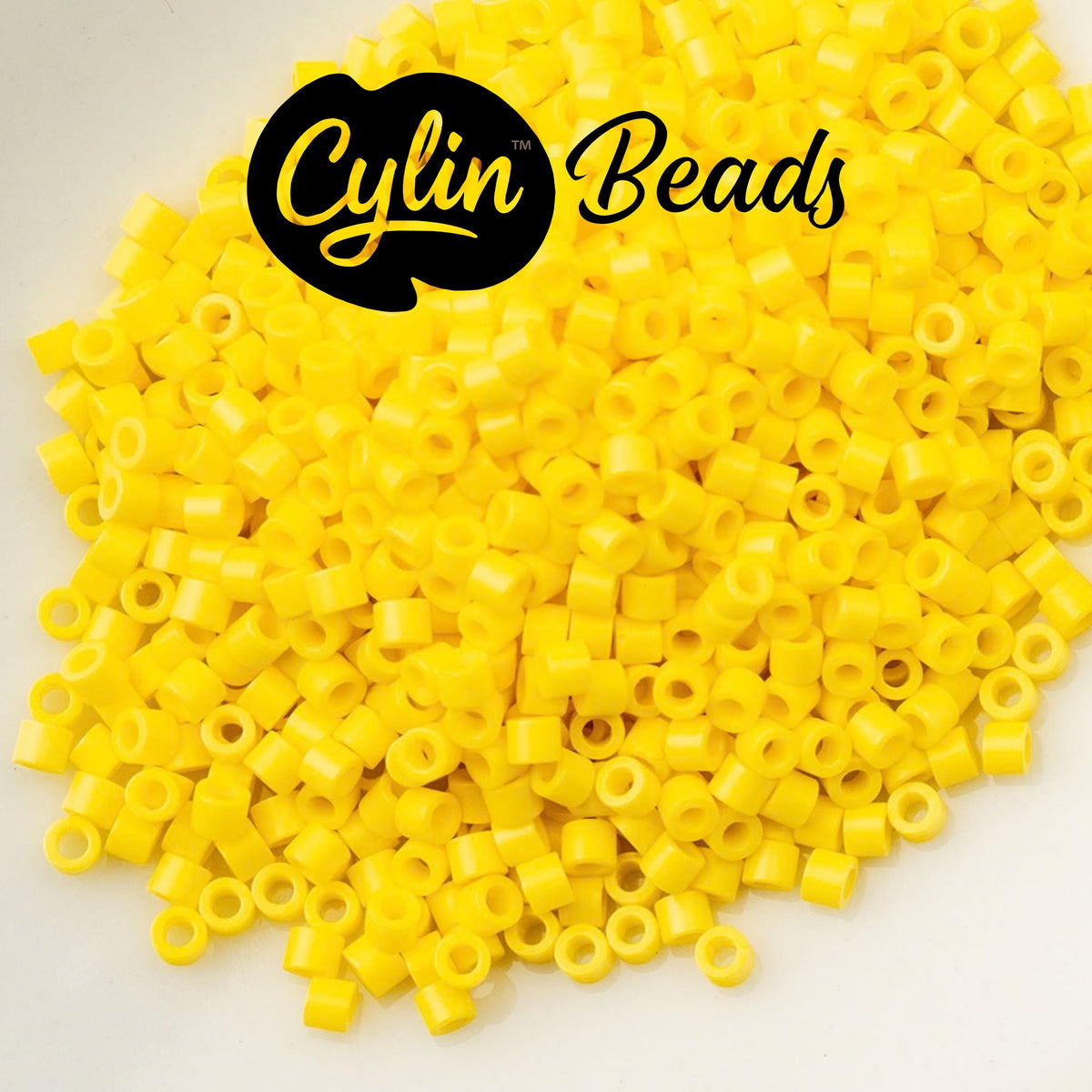 CY11-1053 11/0 Cylin Beads Opaque Yellow