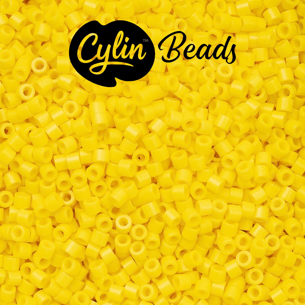 CY11-1053 11/0 Cylin Beads Opaque Yellow