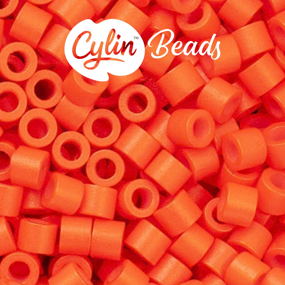 CY11-1054 11/0 Cylin Beads Opaque Orange