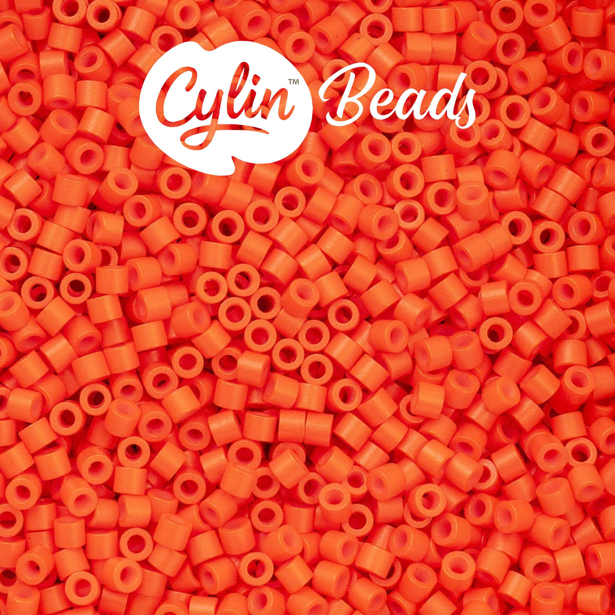 CY11-1054 11/0 Cylin Beads Opaque Orange
