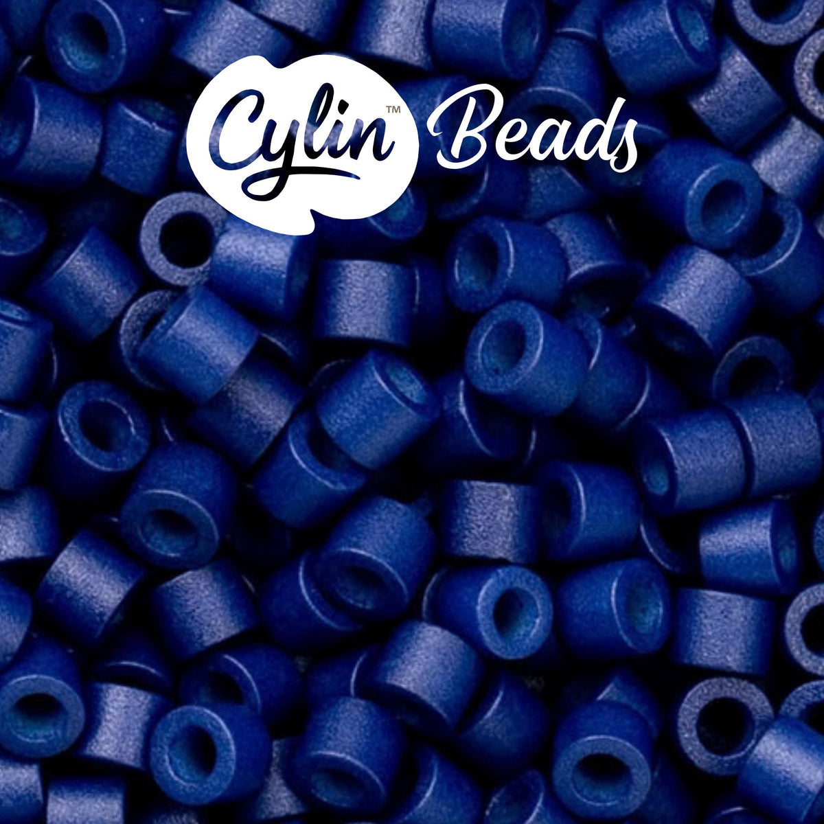 CY11-1058 11/0 Cylin Beads Opaque Cobalt Blue