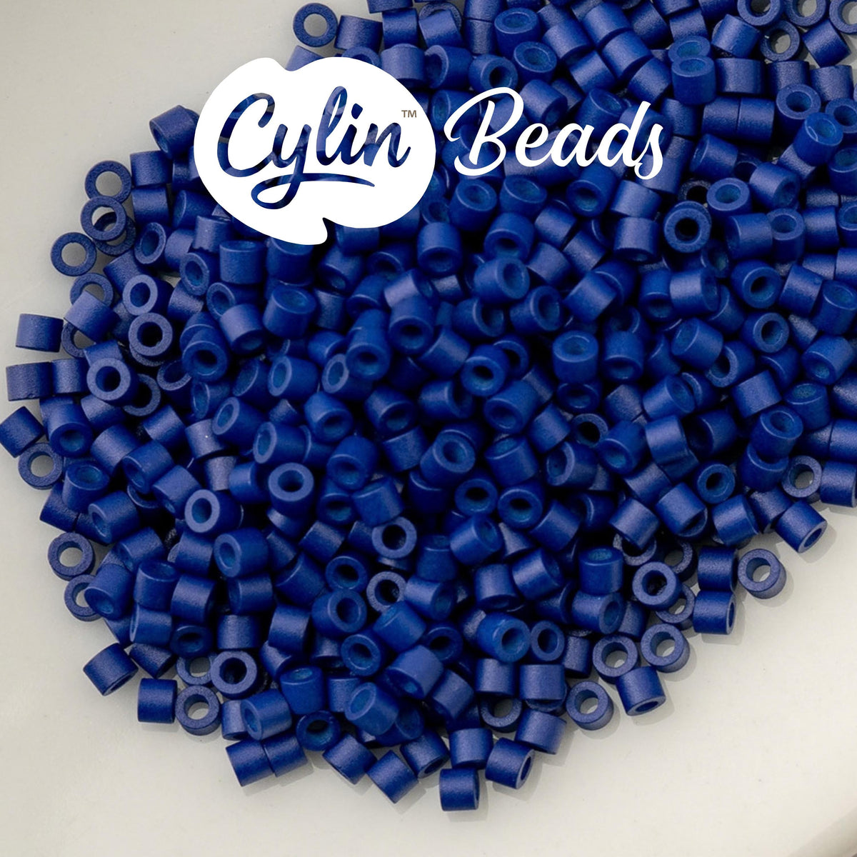CY11-1058 11/0 Cylin Beads Opaque Cobalt Blue