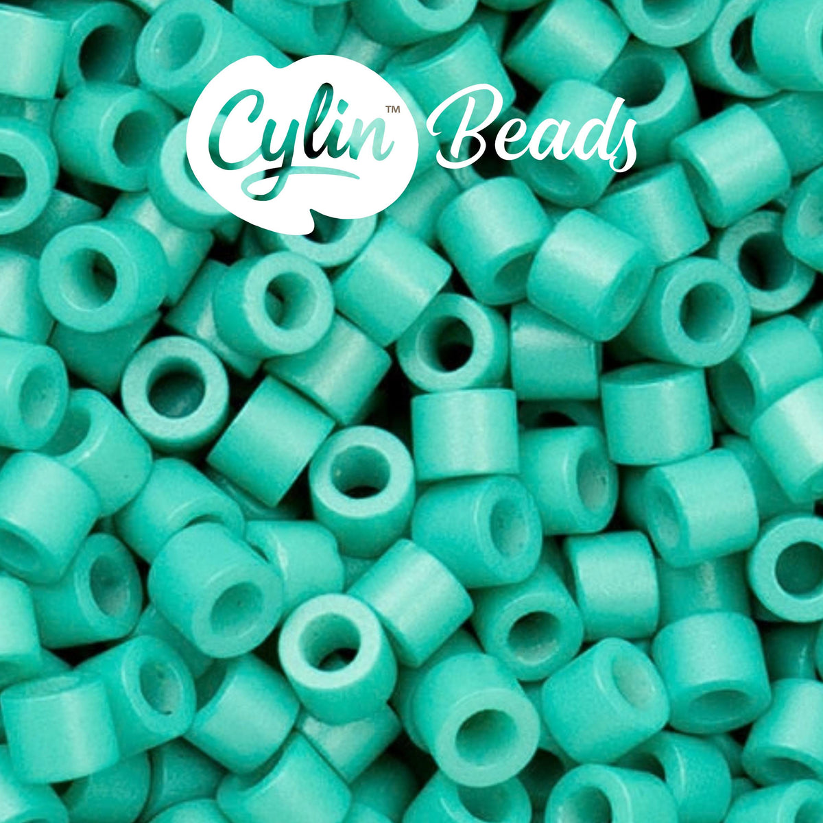 CY11-1061 11/0 Cylin Beads Opaque Turquoise Green