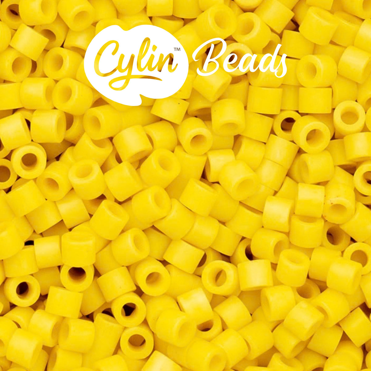 CY11-1066 11/0 Cylin Beads Opaque Matte Yellow