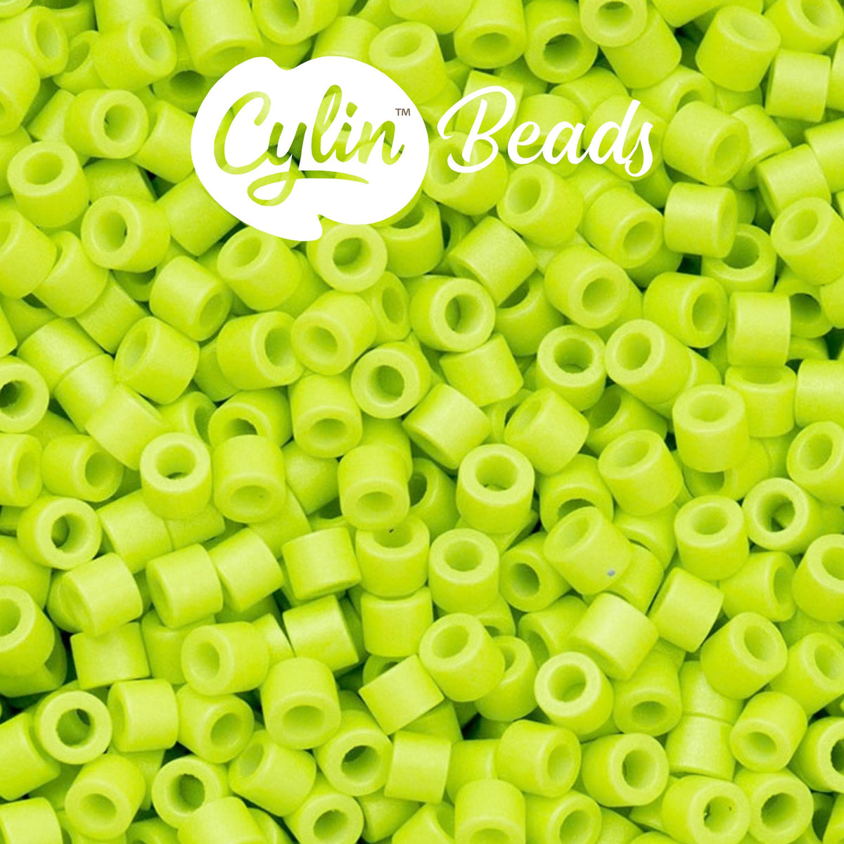 CY11-1065 11/0 Cylin Beads Opaque Chartreuse