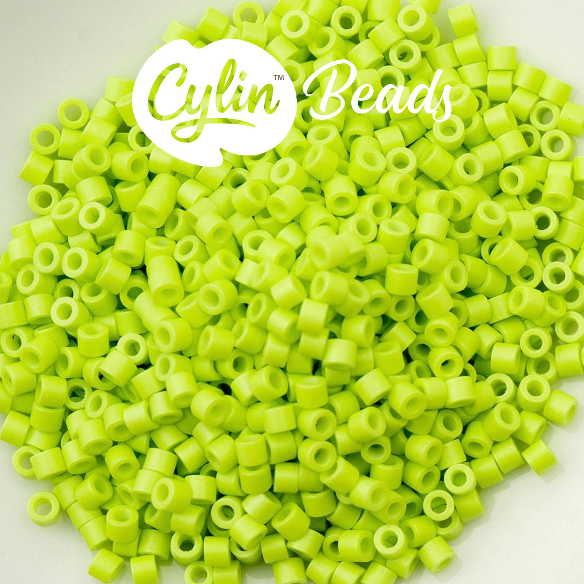 CY11-1065 11/0 Cylin Beads Opaque Chartreuse