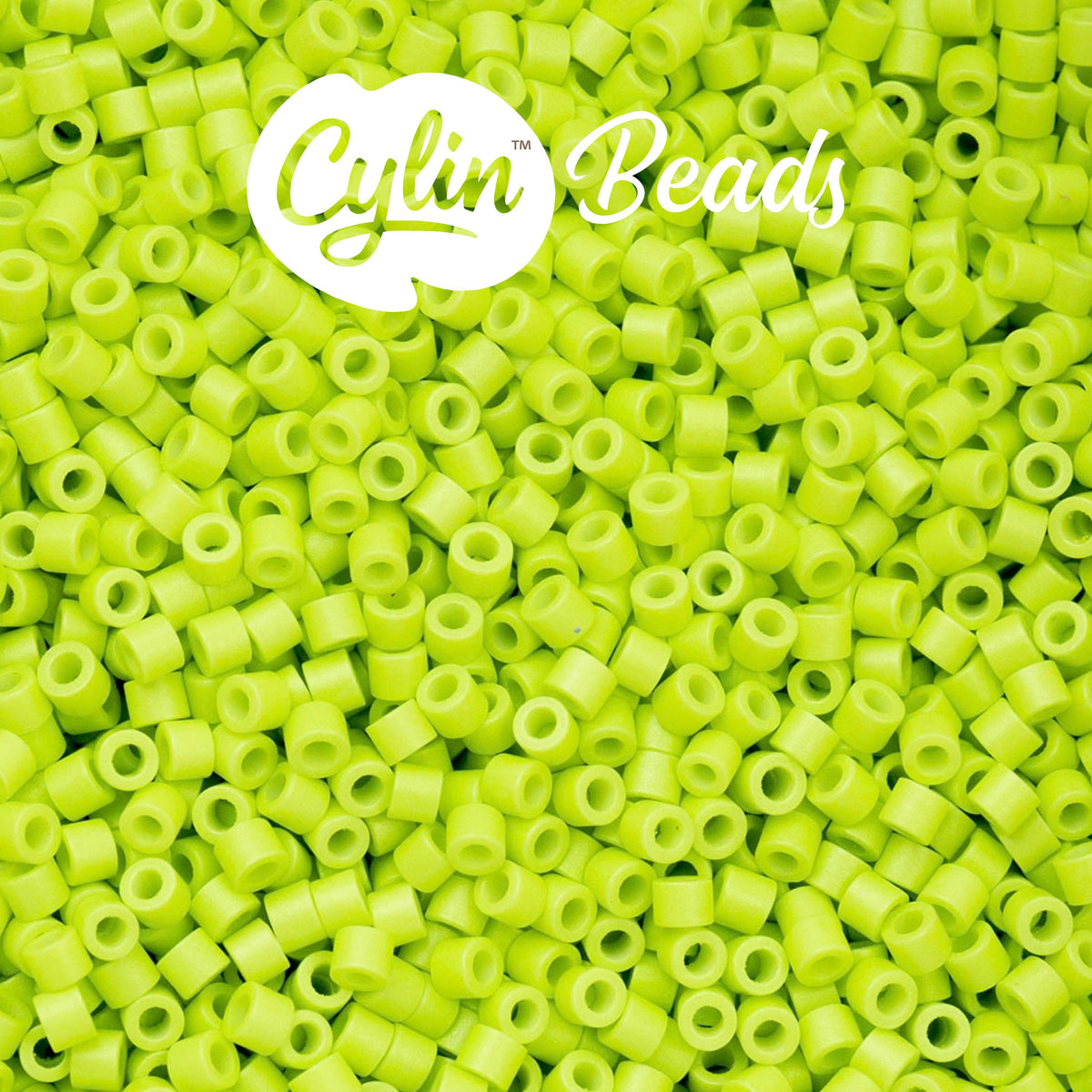 CY11-1065 11/0 Cylin Beads Opaque Chartreuse