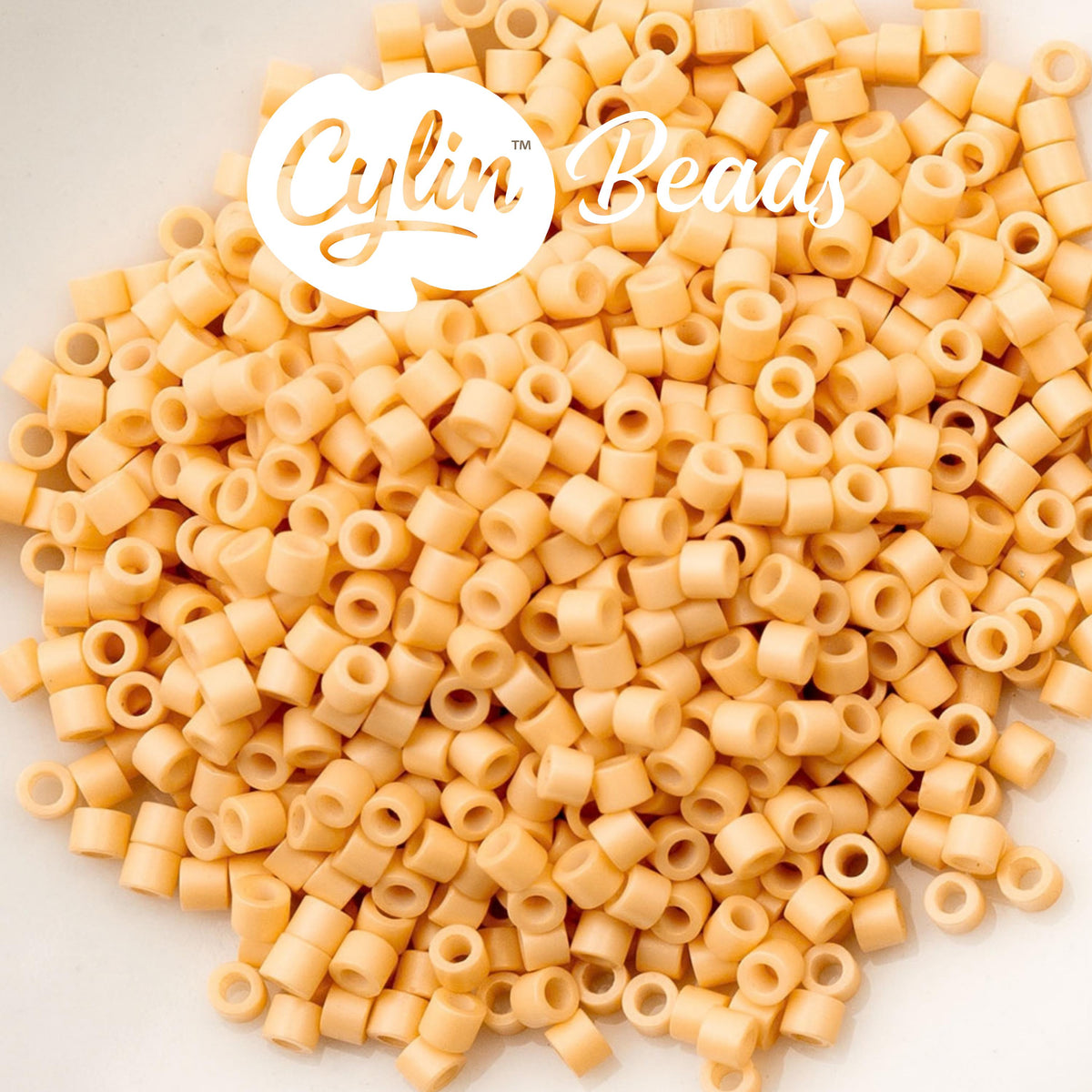 CY11-1074 11/0 Cylin Beads Opaque Toasted Almond