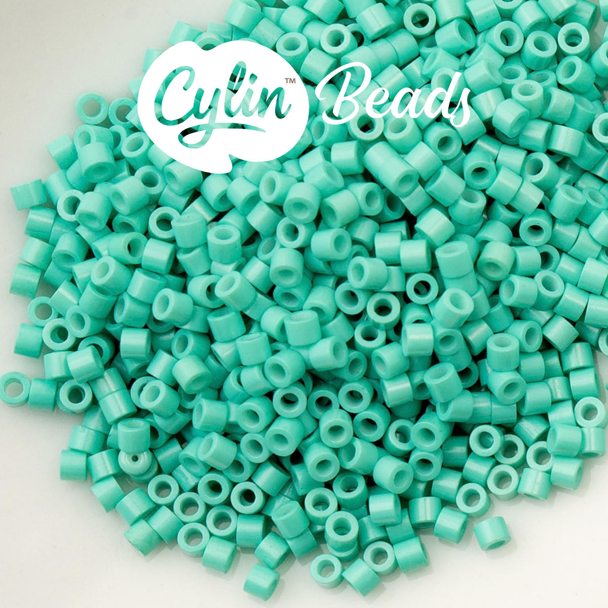 CY11-1078 11/0 Cylin Beads Opaque Vibrant Turquoise