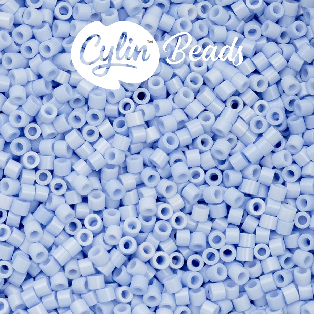 CY11-1079 11/0 Cylin Beads Opaque Bluebell Mist