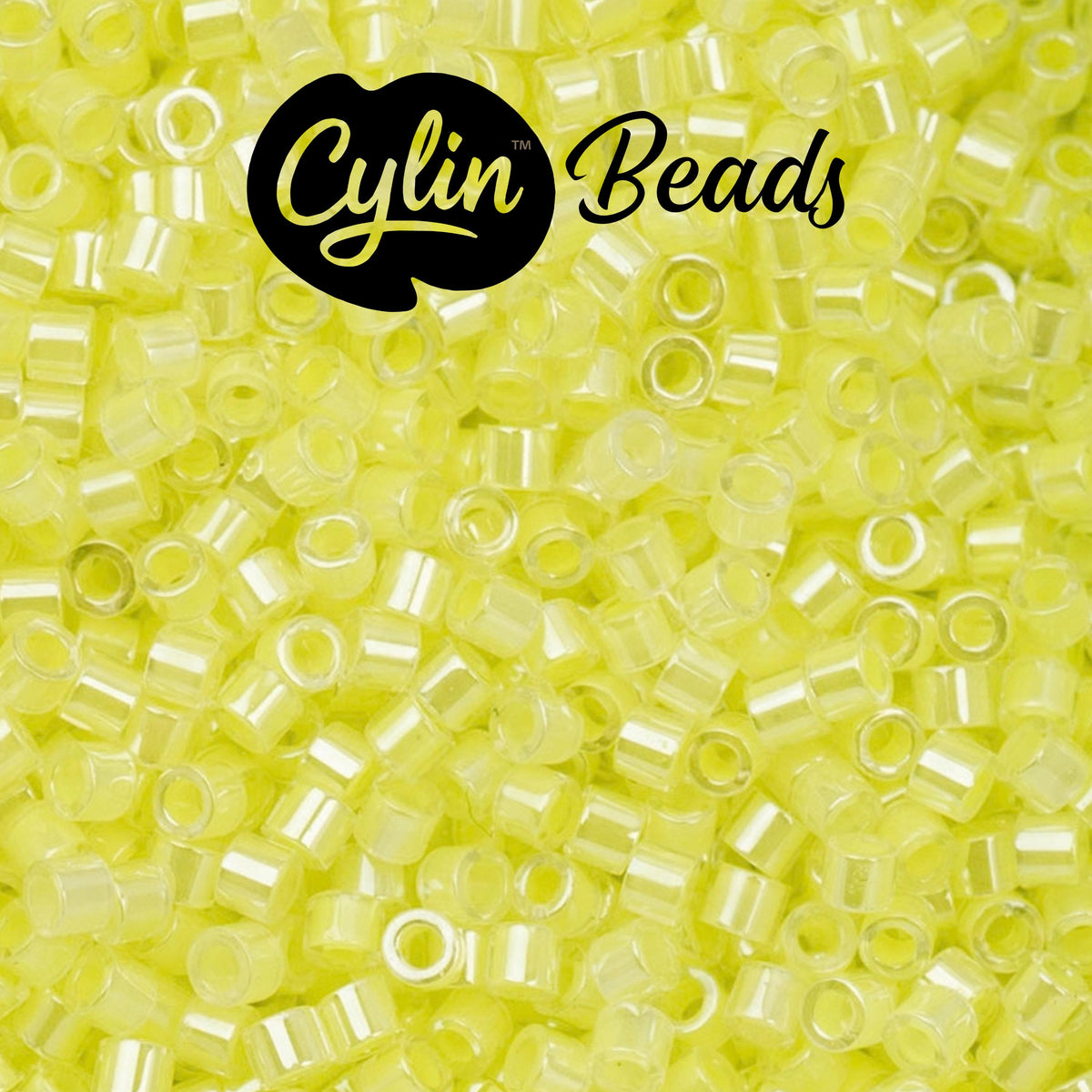 CY11-1095 11/0 Cylin Beads Limeade Yellow Neon