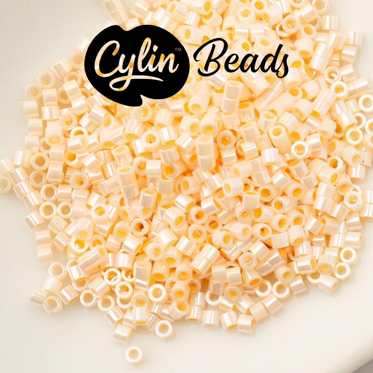 CY11-1026 11/0 Cylin Beads Light Beige Glaze Luster