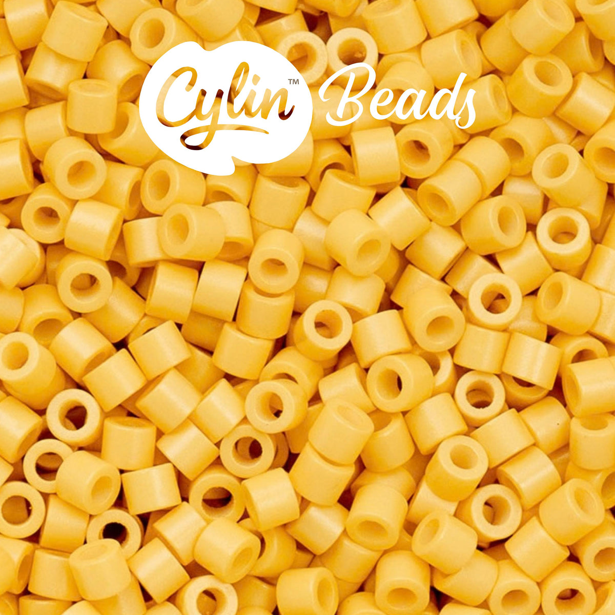 CY11-1098 11/0 Cylin Beads Opaque Light Topaz