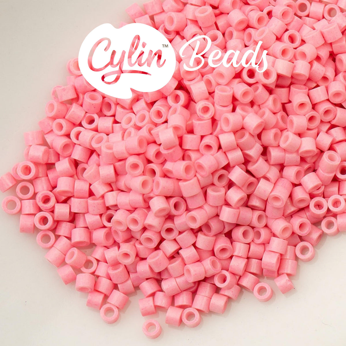 CY11-1101 11/0 Cylin Beads Opaque Pink Ceylon